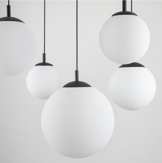 TK Lighting Hängelampe Gray für 5 Lampen E27 400x400cm.