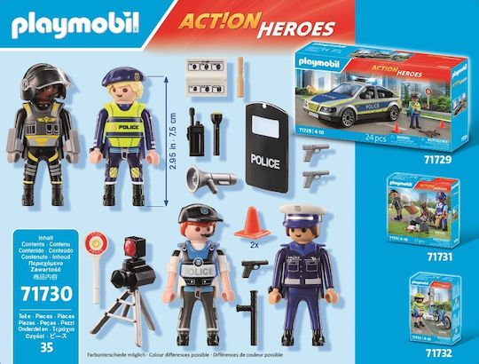 Playmobil Action-Helden Set Figuren Polizei für 4-10 Jahre