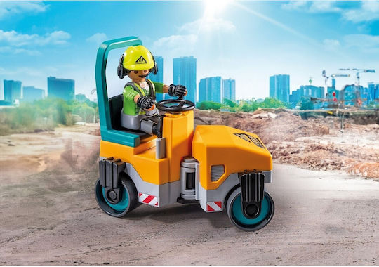 Playmobil Екшън герои Булдозер & Работници за 4-10 години