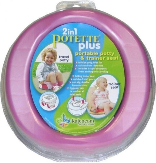 Potette Plus Portable Potty Pink up to 50kg