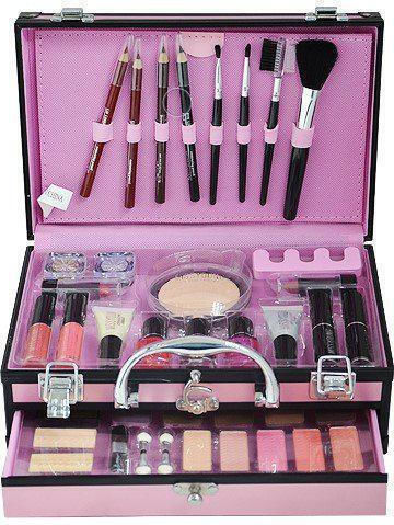 Set Machiaj Cosmetice Pensule Manichiură Oglindă Miss Young Mc1104