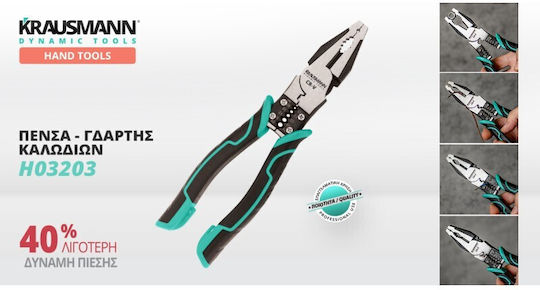 Krausmann Tăietor de cablu Lungime 210mm
