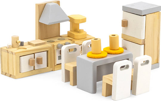 Viga Toys Ξύλινο Κουκλόσπιτο