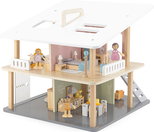 Viga Toys Ξύλινο Κουκλόσπιτο