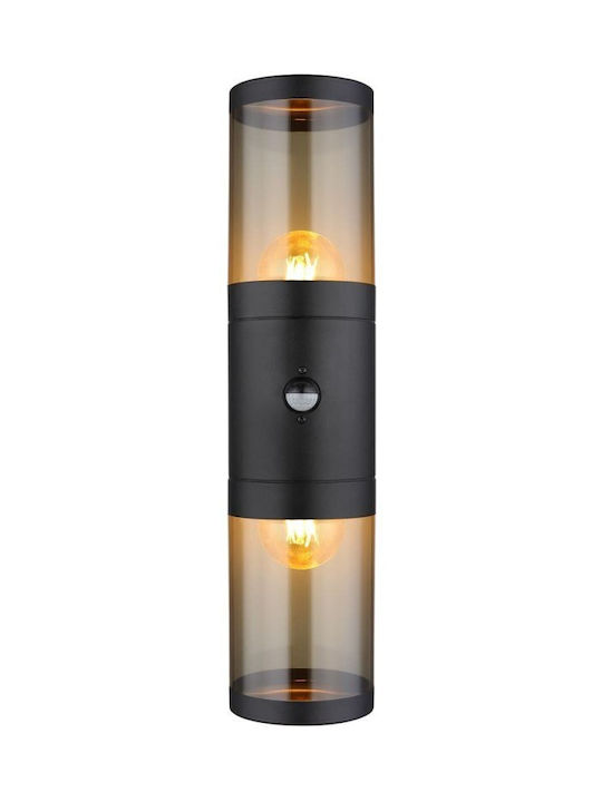 Globo Lighting Επιτοίχιο Εξωτερικό Σποτ E27 IP44 10.2x42εκ.