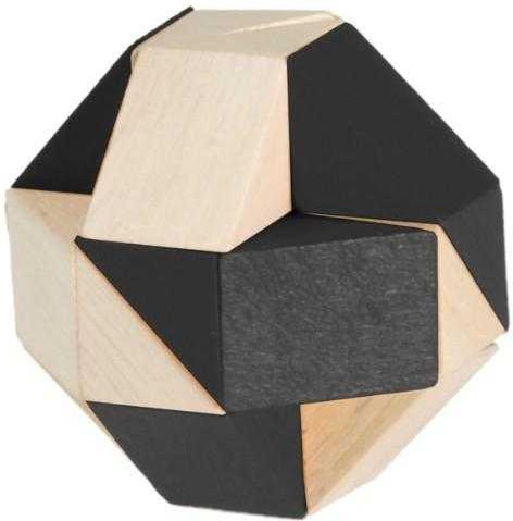 Fridolin Snake Puzzle aus Holz