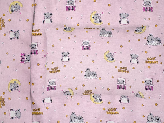 Dimcol Baby Pillowcase Pink 35x45cm