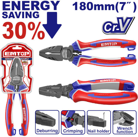 Emtop Πένσα Μήκους 180mm