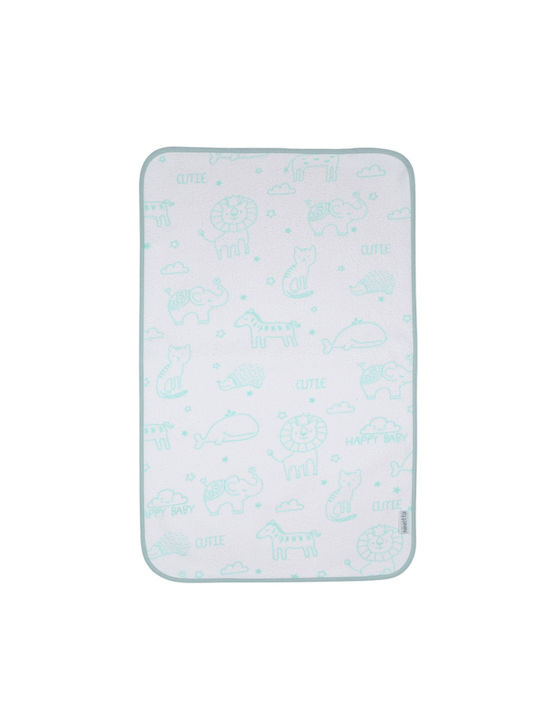 Ninetta Bebe Waterproof Baby Burp Cloth Turquoise 45x65cm