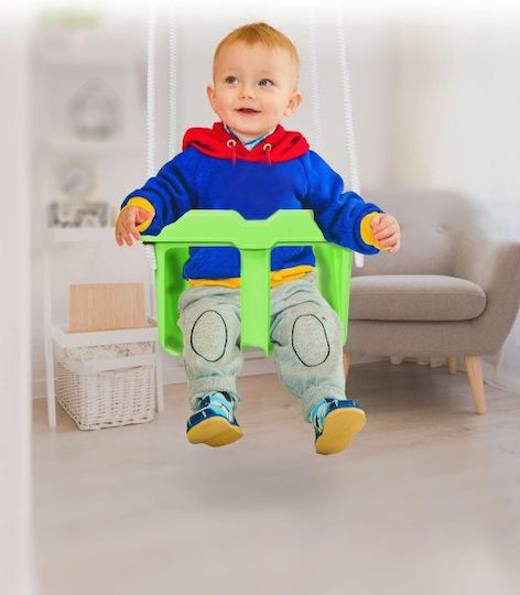 Mochtoys Κούνια με Προστατευτικό Πλαστική για 1+ Ετών Πράσινη