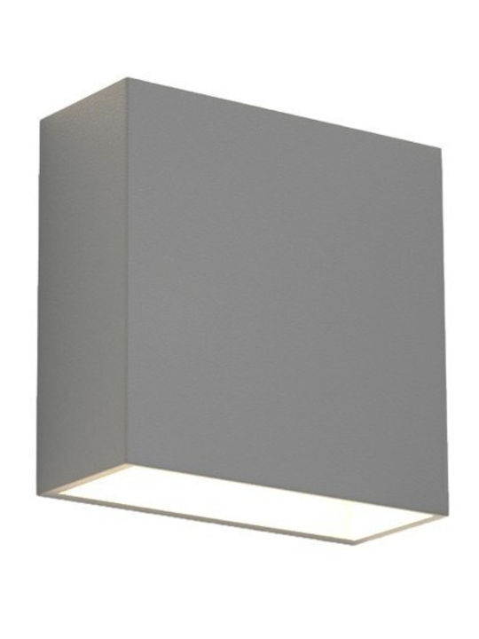 Inlight Yellowstone Επιτοίχια Εξωτερική Πλαφονιέρα LED 4W με Θερμό Λευκό Φως Διπλής Δέσμης 12x12εκ.