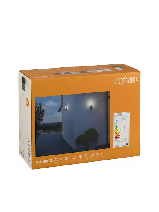 Steinel Spot de exterior montat pe perete LED IP44 9.5W cu Alb Cald Lumină