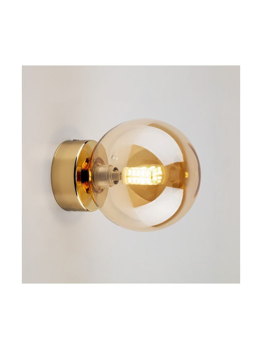 TK Lighting Estera Φωτιστικό Τοίχου με Ντουί G9 Χρυσό 12x12εκ.