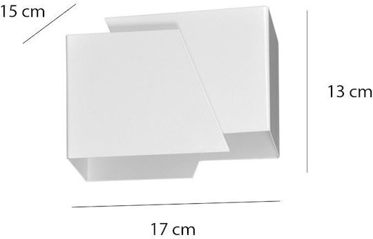Emibig Modern Lamp Wall with Socket G9 Black 13cm