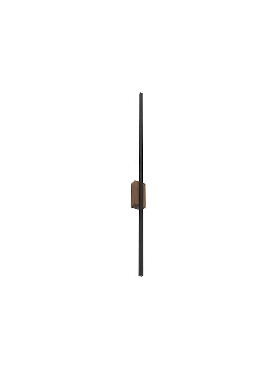 TK Lighting Μοντέρνο Φωτιστικό Τοίχου με Ενσωματωμένο LED Μαύρο 6x6x5.5εκ.