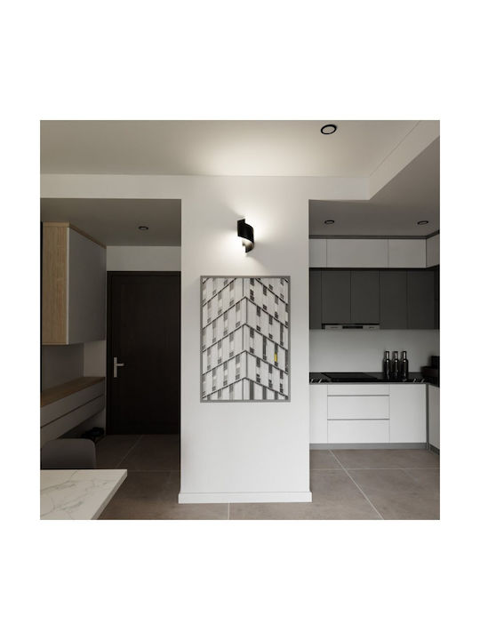Emibig Leuchte Wand Schwarz 20cm