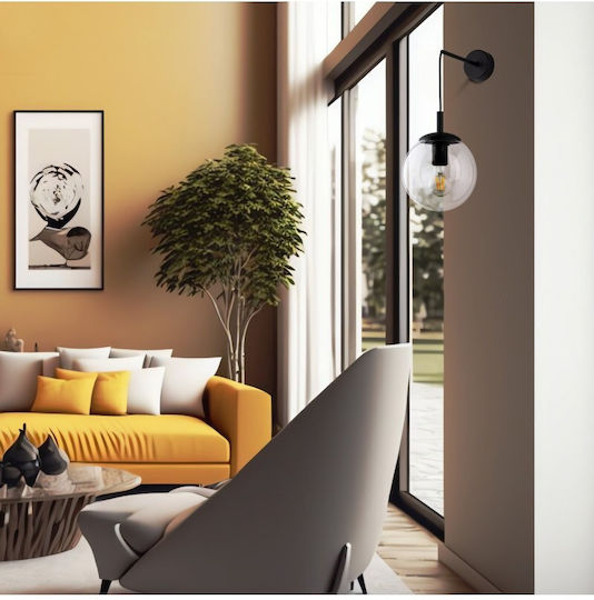 TK Lighting Leuchte Wand mit Fassung E27 Gray 18cm
