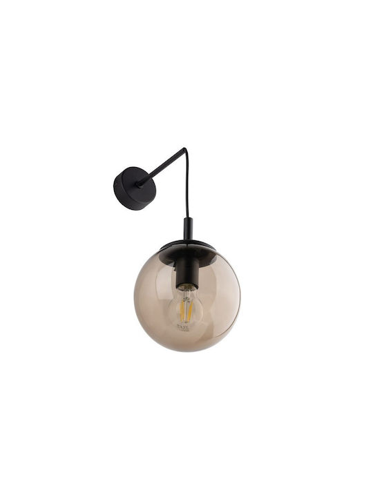 TK Lighting Φωτιστικό Τοίχου με Ντουί E27 Γκρι 18εκ.