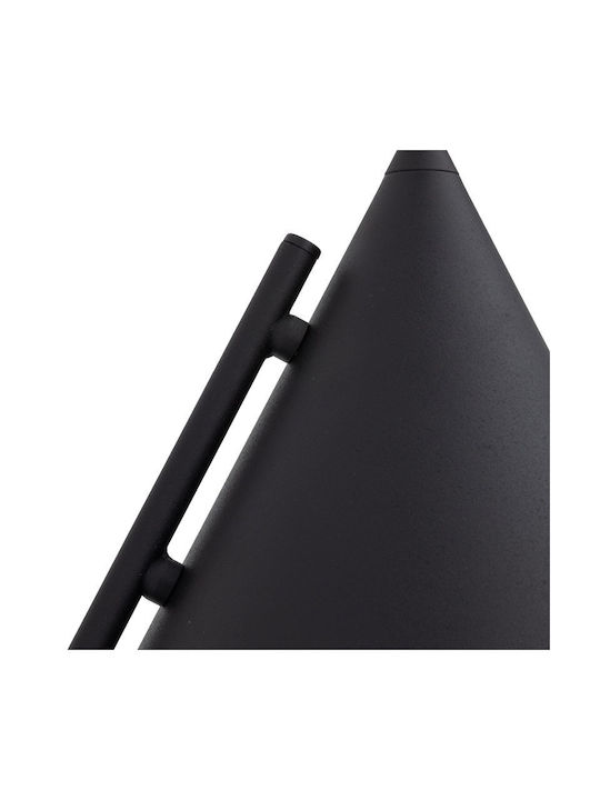 TK Lighting Μοντέρνο Φωτιστικό Τοίχου με Ντουί E27 Μαύρο 19εκ.