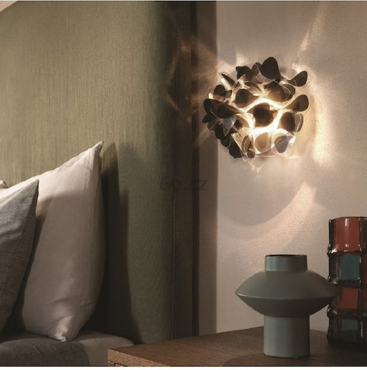 Slamp Clizia Mama Non Mama Leuchte Wand Schwarz 32x28cm