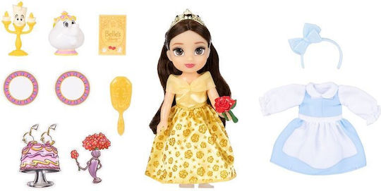 Jakks Pacific Beauty Beast Belle Κούκλα Disney Princess 15εκ.