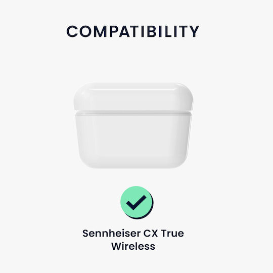 Husă Sennheiser Cx True Wireless Căști Kwmobile Verde Silicon 55991.80