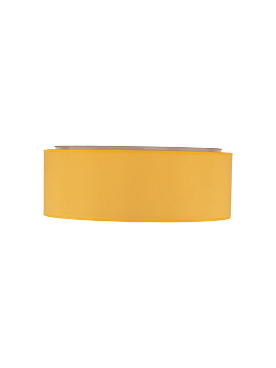 TK Lighting Πλαφονιέρα Οροφής 38εκ. Καφέ με Ντουί E27