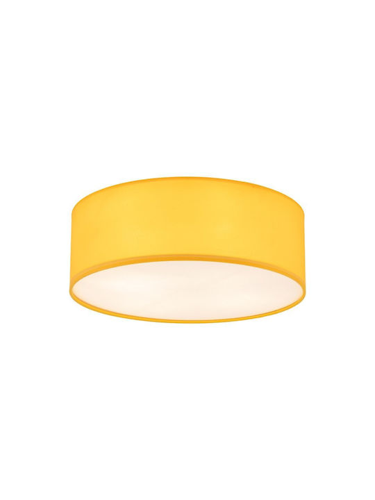 TK Lighting Πλαφονιέρα Οροφής 38εκ. Καφέ με Ντουί E27