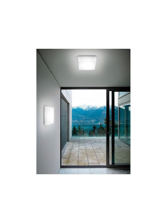 Zafferano Deckenleuchte 25cm Weiß mit Integrierter LED