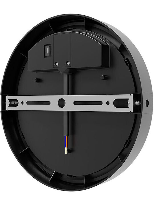 Braytron Επιτοίχια Χελώνα Εξωτερική LED IP65 18W με Ρυθμιζόμενο Λευκό Φως