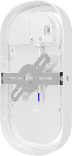 Braytron Wall-Mounted Outdoor Turtle Light LED IP65 18W with Adjustable White Light 26.7x13.7x46εκ.