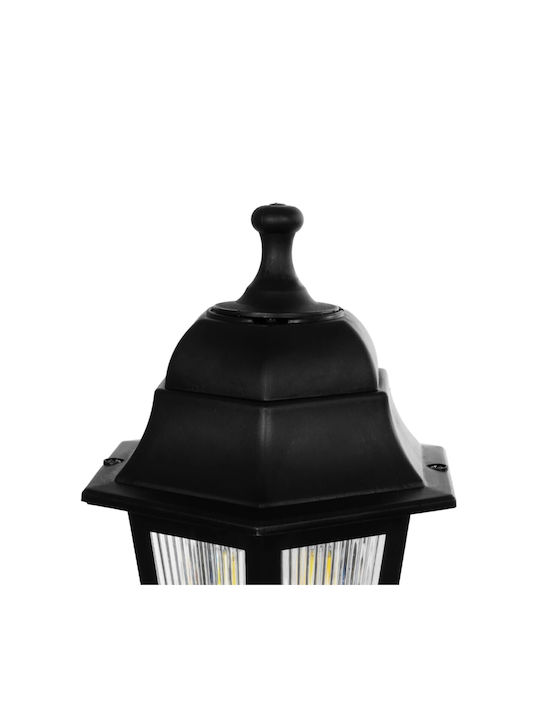 GloboStar Vitro Φωτιστικό Φαναράκι Εξωτερικού Χώρου IP44 για Ντουί E27 Μαύρο