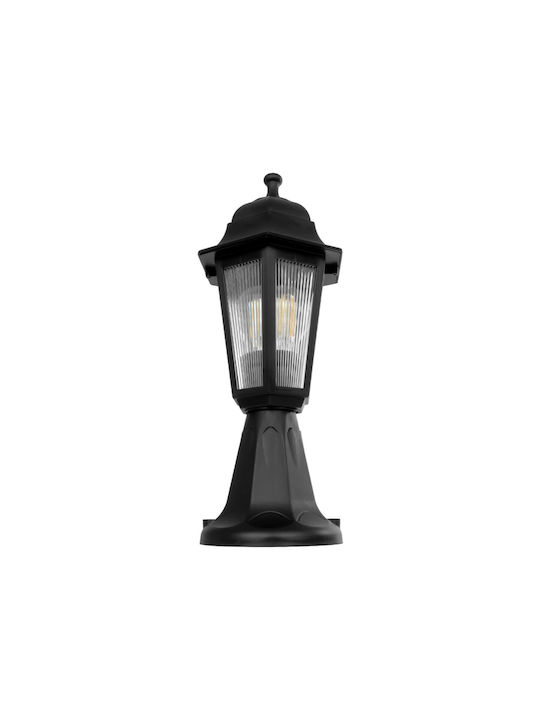 GloboStar Vitro Φωτιστικό Φαναράκι Εξωτερικού Χώρου IP44 για Ντουί E27 Μαύρο