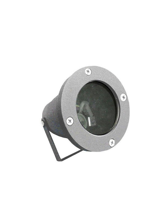 Adeleq Outdoor Floor Lamp Projector IP65 for GU10 Light Bulb Base Green