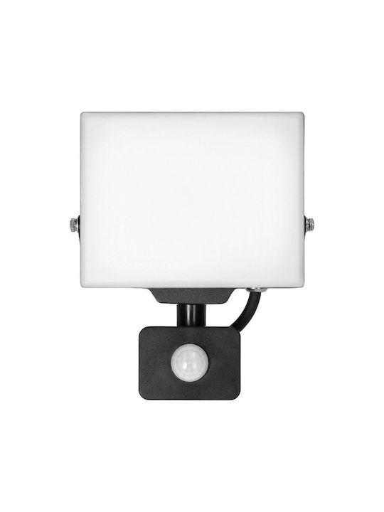 Led Projector Orno Aluminum Polycarbonate White Black 30w Ip44