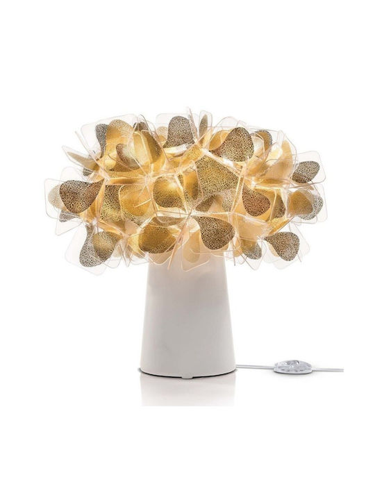 Slamp Clizia Mama Non Mama Decorative Lamp Flower with Socket for Bulb E14 Gold