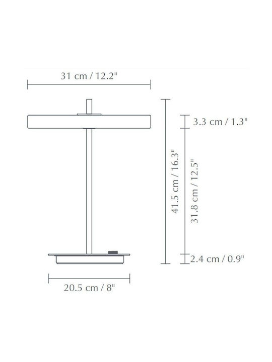 Umage Decorative Lamp Gray