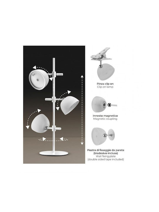 Bot Lighting Διακοσμητικό Φωτιστικό LED Θερμό Λευκό 3000K 12x42.5εκ.