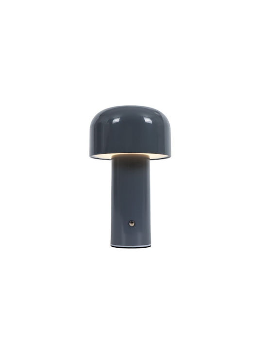 Inlight Metall Tischlampe LED mit Schwarz Schirm und Basis