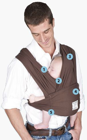 Babyk'tan Μάρσιπος Wrap Original Μαύρο