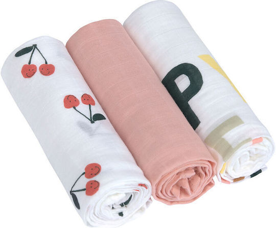 Laessig Swaddle Blanket 80x80cm 3 Bucăți Laessig Swaddle Blanket 80x80cm 3 Bucăți