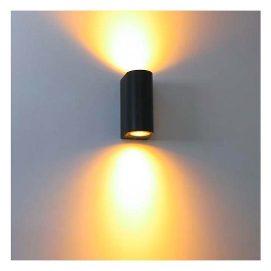 123led Santa Barbara Επιτοίχιο Εξωτερικό Σποτ GU10 IP44 Διπλής Δέσμης