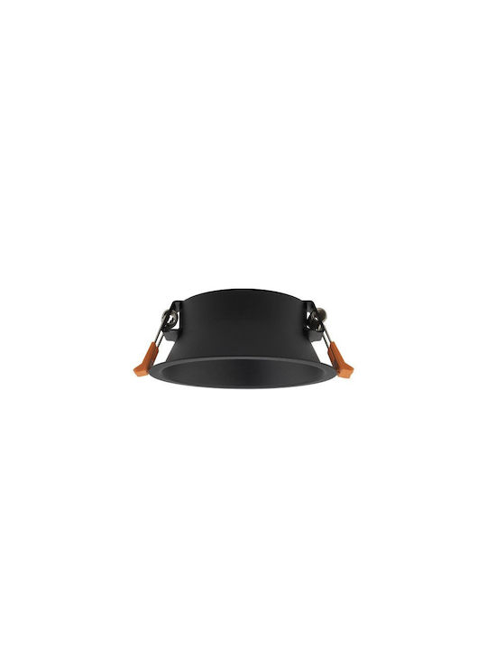 Nowodvorski Round Recessed Spot with Socket GX53 Black 1pcs