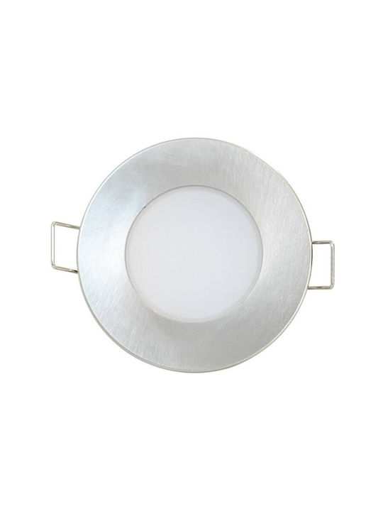 Aca Vera Waterproof Outdoor Ceiling Spot with Integrated LED 5W in Silver Color VERA530RNMN