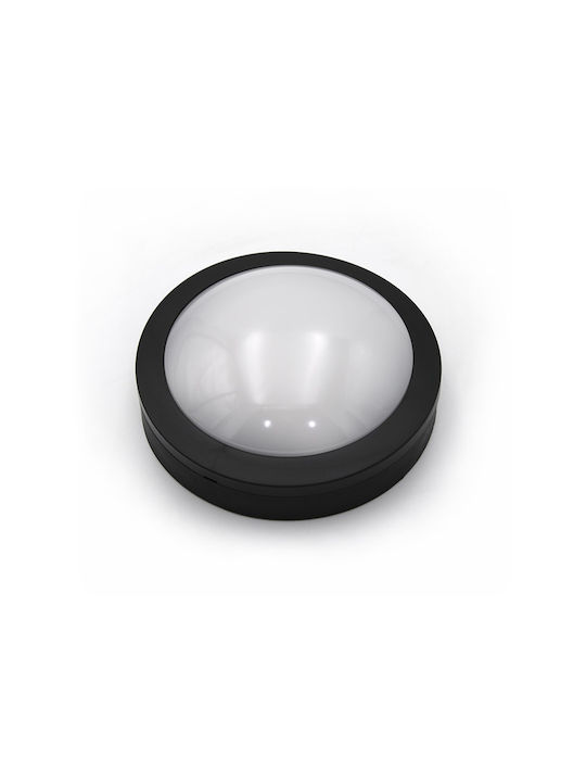 Adeleq Outdoor Ceiling Flush Mount with Integrated LED in Black Color 3-9170121