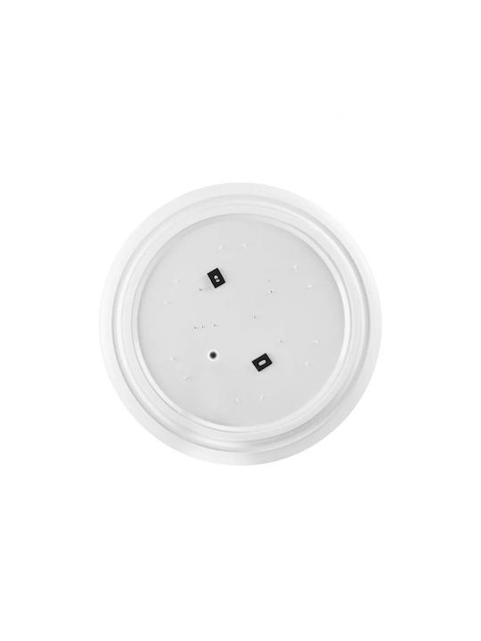 Ledvance Outdoor Ceiling Flush Mount with Integrated LED in White Color 35018W