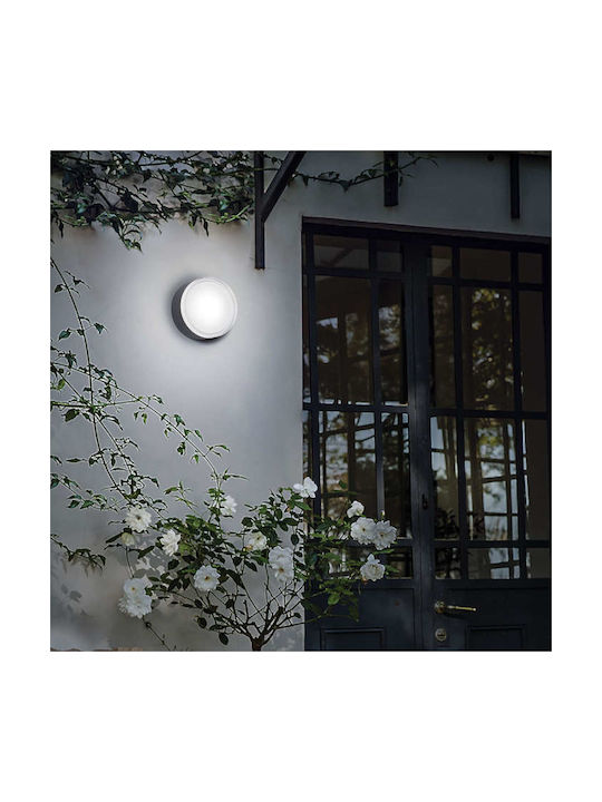 Ideal Lux Urano Σποτ Οροφής Εξωτερικού Χώρου GX53 σε Μαύρο Χρώμα 168111