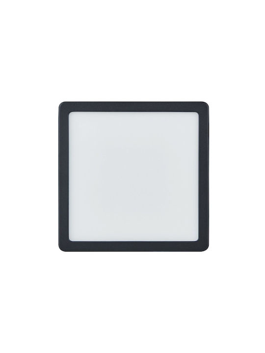 Eglo Fueva Outdoor Ceiling Flush Mount with Integrated LED in Black Color 900109