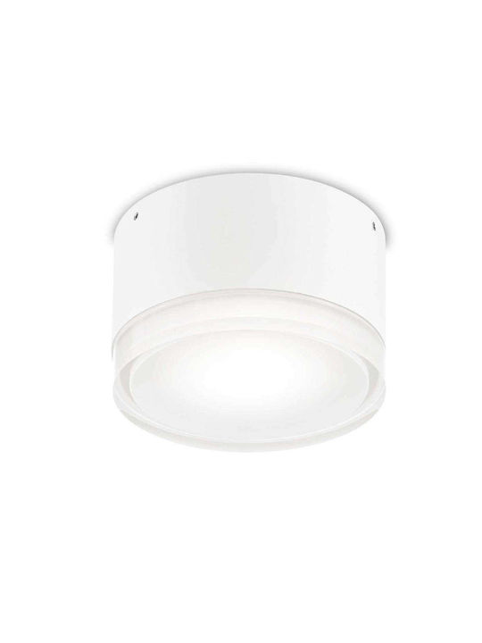 Ideal Lux Urano Outdoor Ceiling Spot GX53 in Black Color 168111
