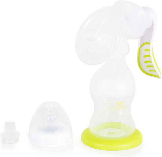 Cangaroo Manual Single Breast Pump Snowdrop BPA Free Green